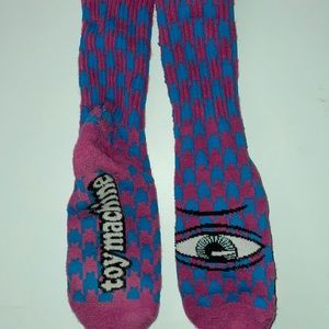 Toy machine socks 3 pairs skateboarding